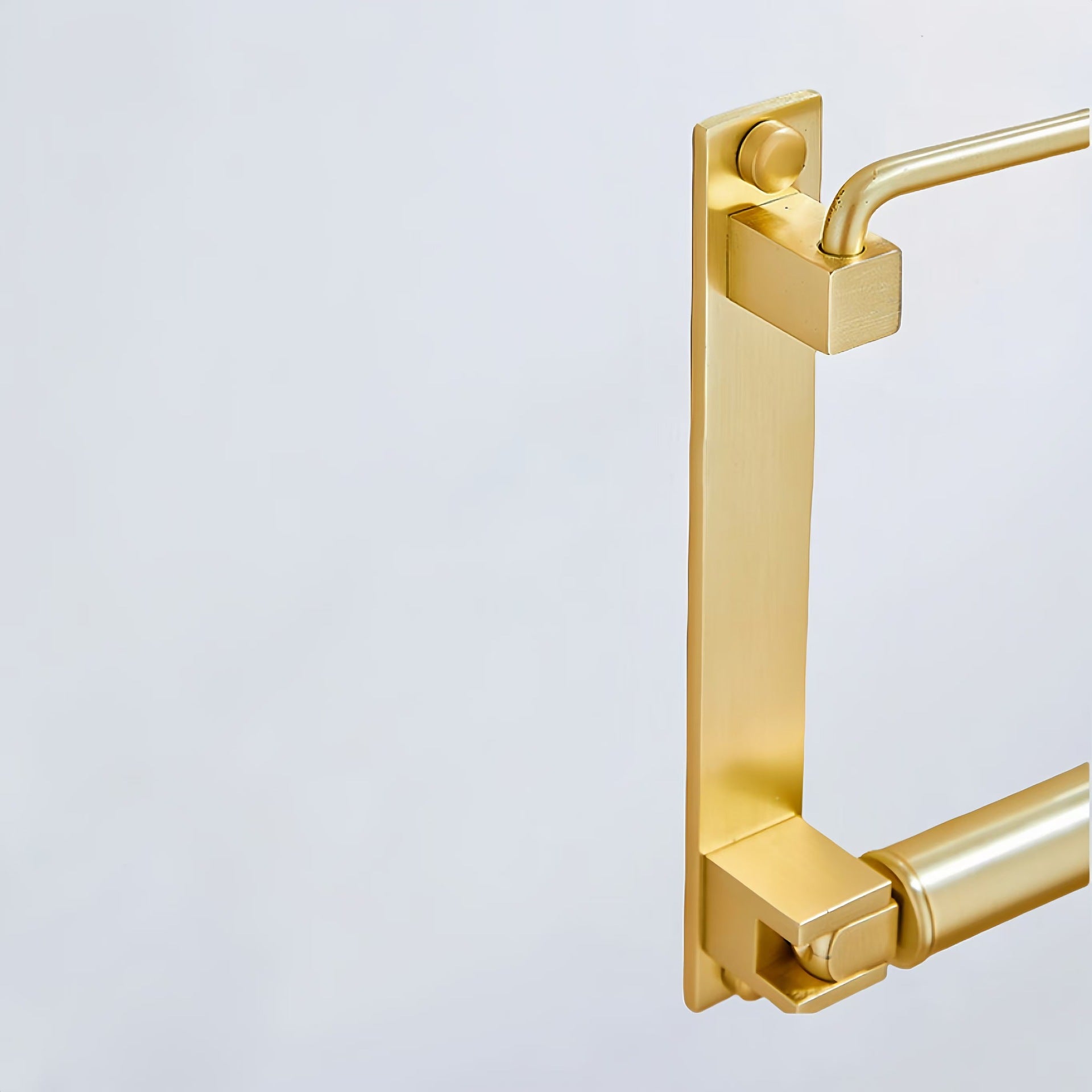 Foldable, Rotating Brushed Brass Invisible Clothes Drying Rack
